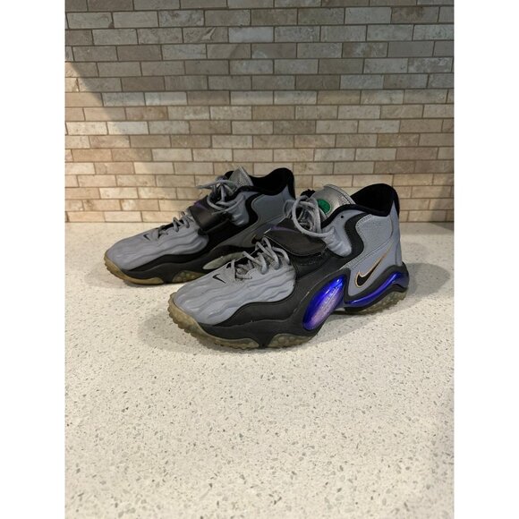 Nike‎ Zoom Turf Training Shoes Sneakers Gray Purple Mens Size 11 - Picture 1 of 7